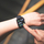 Xham mbrojtës GC Clarity për Apple Watch 42mm, 2 copë, 9H, i zi