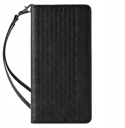 Kllëf flip TX2 për iPhone 14, tip book, lëkurë ekologjike, i zi