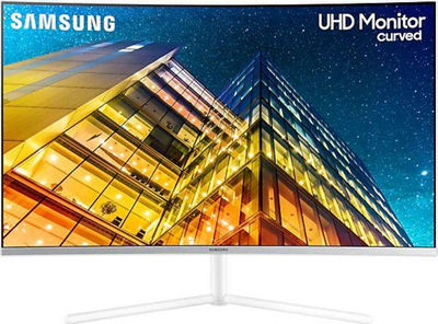 Monitor Samsung (LU32R591CWRXEN), 31.5 ", 3840 × 2160 (UHD 4K), 60 Hz, i bardhë