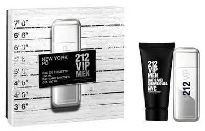 Set Carolina Herrera 212 VIP Men - Eau de Toilette 100 ml + xhel dushi 100 ml