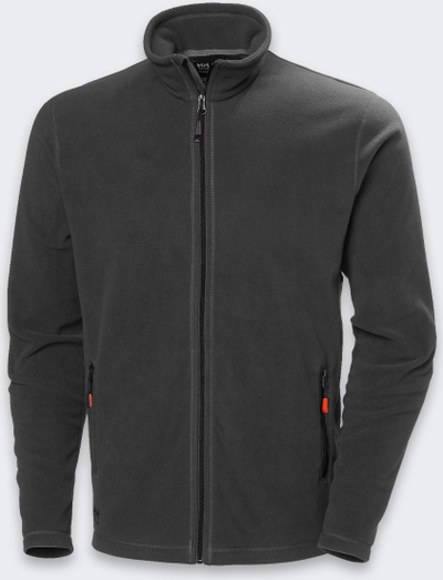 Xhaketë fleece Helly Hansen Oxford Light, material poliester, me zinxhir, gri e mbyllët