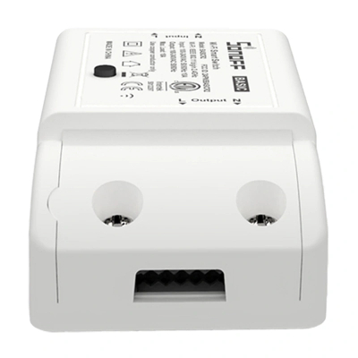 Ndërprerës smart WiFi Sonoff Basic R2, 10A, 90-250V, i bardhë