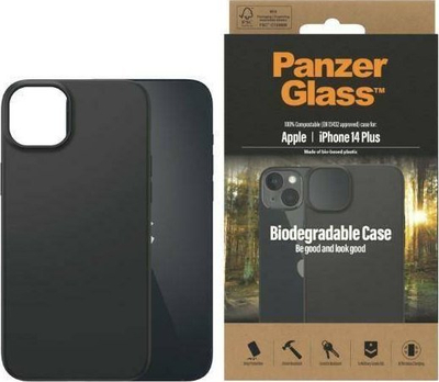 Mbulesë PanzerGlass Biodegradable për iPhone 14 Plus 6.7", e zezë