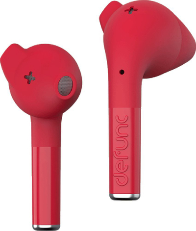 Kufje pa tela Defunc True Talk, Bluetooth, IPX4, të kuqe