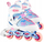 Patina inline Nils Extreme Princess NA18168A, ABEC 7, madhësi me rregullim 39–42, rozë blu