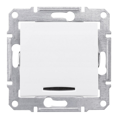 Kornizë Schneider Electric Sedna, 10 AX, 250 V, IP20, e bardhë