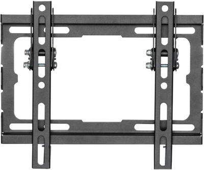 Mbajtëse murale Deltaco Low Profile & Tilting, 23-43", me pjerrje, e zezë