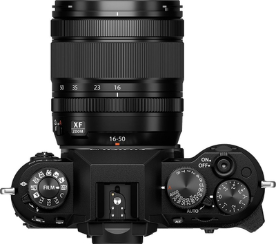 Kamerë pa pasqyra Fujifilm X-T50 me objektiv XF 16-50mm, 40.2MP, X-Trans CMOS 5 HR, e zezë
