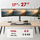 Mbajtëse monitorësh Maclean MC-137, për 3 monitorë 17"-27", 2-8kg, e zezë