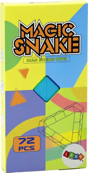 Lojë puzzle Bricks Arcade Snake, 72 copa, me plot ngjyra