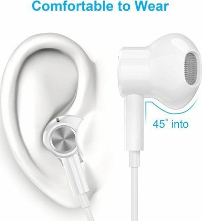 Kufje veshi Beline SK-194, USB-C, 1.2m, të bardha