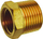 Redukcion fileto bronzi, 1/4" F në 3/8" M, ngjyrë bronzi