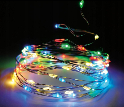 Varëse dekorative me drita LED H&S for Mondex CHAIN 320L, 31.9m, 320 LED, shumëngjyrëshe e ngrohtë