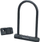 Катанец за возила Master Lock 8170EURDPRO, U-форма 200 x 100 x 12 mm, со држач, црн