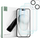 Xham mbrojtës Tech-Protect Supreme për iPhone 15 Pro Max, set me 3 copa, për ekran edhe kamera, transparent