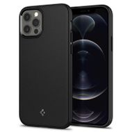Mbështjellës për iPhone 12/Pro Spigen Mag Armor MagSafe, i zi