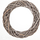 Kurorë dekorative wicker, 36 cm, gri