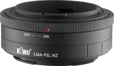 Adapter për lente Kiwifotos LMA FD NZ, Canon FD te Nikon Z, metal