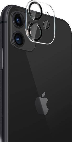 Mbrojtëse kamere Crong Lens Shield për iPhone 11, xham 9H, shikueshmëri e lartë, transparente
