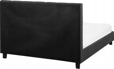 Француски кревет Eu Waterbed, 140x200cm, тапацир полиестер, темно сив