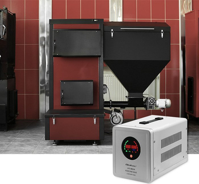 UPS për kaldajë Qoltec UPS 800VA, 560W, valë sinusoide e pastër, gri