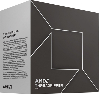 Procesor AMD Ryzen Threadripper Pro 7995WX, 96 bërthama, 192 thread-e, 2.5-5.1 GHz, i zi