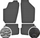 Tapete gome për makinë Petex VW Polo IV, set 4 copë, me stopper, të zinj