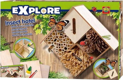 Set kreativ SES Insect Hotel, ndërtim hotel druri për insekte, edukativ për fëmijë