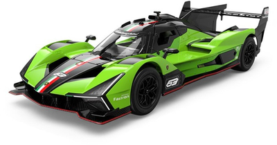 Makinë lodër RC Rastar Lamborghini SC63 LMDH, shkalla 1:14, me telekomandë, jeshile e zezë