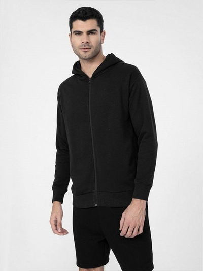 Bluzë me kapuç 4F TSWSM264, për burra, 2XL, e zezë