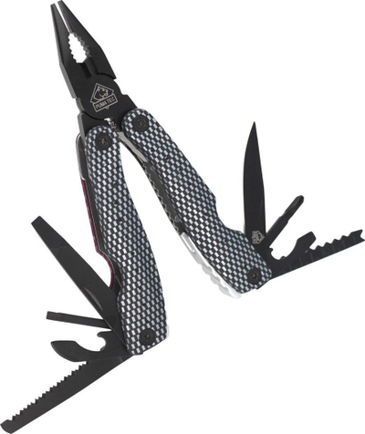 Multimjet Puma TEC Multitool, 9 punë, me këllëf, gri me të zezë
