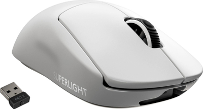 Pako gaming Logitech G Pro X, maus Superlight pa tel, kufje G Pro X, të bardha dhe të zeza