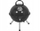 Grill portativ me qymyr LUND, 32 cm, i zi