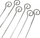Shkopinj për shishqebap Royalty Line GL15, set 6 copë, 60cm, çelik inox