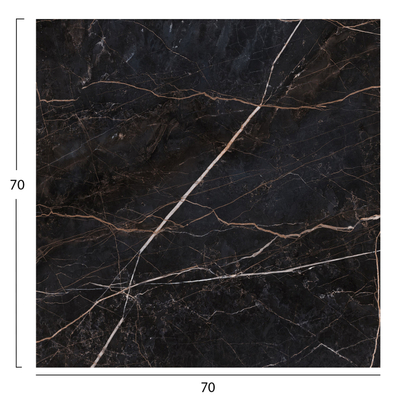 Kapterc tavoline SQUARE TABLE TOP HPL HM5839.31, set 2 copë, 80×80cm, pamje mermeri e bardhë