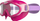Syze noti për fëmijë Speedo Kids Biofuse Mask, 2–6 vjeç, lente të tejdukshme, rozë