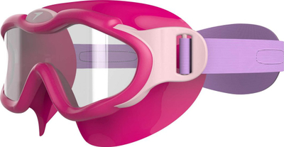 Syze noti për fëmijë Speedo Kids Biofuse Mask, 2–6 vjeç, lente të tejdukshme, rozë