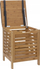 Stol ruajtës 5FIVE Bamboo Storage Bench, 35L, 35x35x49cm, ngjyrë natyrale