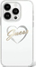 Kapak telefoni Guess GUHCP16XHCHGSPT, iPhone 16 Pro Max 6.9", plastike TPU e fortë, transparent