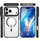 Mbrojtëse telefoni 3MK Satin Armor Clear MagCase, për iPhone 17 Pro, MagSafe, transparente me kornizë të zezë