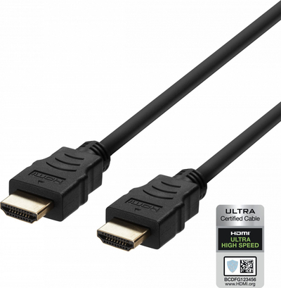 Kabllo HDMI DELTACO Ultra High Speed, 3 metra, 8K, e zezë