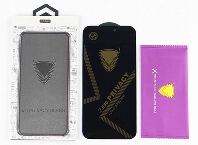 Xham mbrojtës TFO për Realme C61, 9H, Privacy, i zi