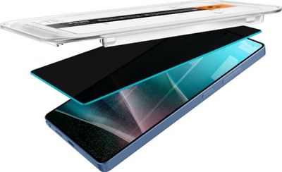 Mbrojtës ekrani Spigen Glass tR EZ Fit HD Privacy, 2 copa, për Samsung Galaxy S25 Ultra, transparent