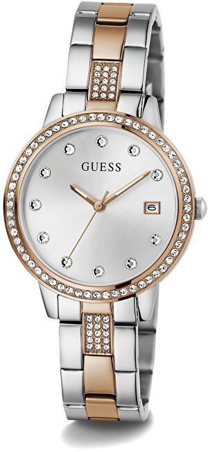 Orë për femra GUESS Heartless GW0725L2, e argjendtë/artë
