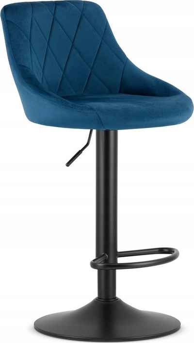 Karrige bari Furniture Moskała Roma, lartësi e rregullushme, velur, e verdhë black