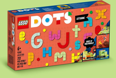 Set LEGO® DOTS 41950 Flood of DOTS pieces - shkronja, 722 pjesë