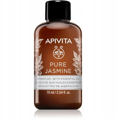 Xhel dushi Apivita Pure Jasmine, hidratues, me vajra esencialë, 75ml