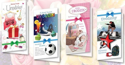 Kartolina urimi Top Graphic DL De Lux, ditëlindje, set 10 copa, me shumë ngjyra