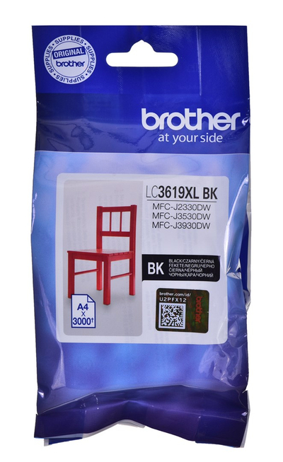 Ngjyrë për printer Brother LC3619XLBK, e zezë