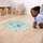 Puzzle për dysheme Melissa &amp; Doug Round the Shore, 48 copa, diametër 68.5 cm, shumëngjyrësh